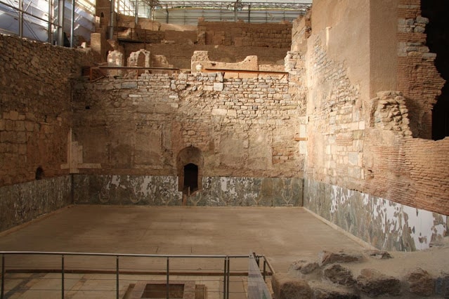 the ancient Roman villa in Ephesus