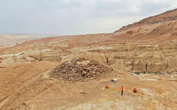 Excavation north of Nahal Zohar. Credit: Emil Aladjem, Israel Antiquities Authority